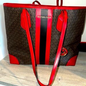 Michael Kors large tote bag.